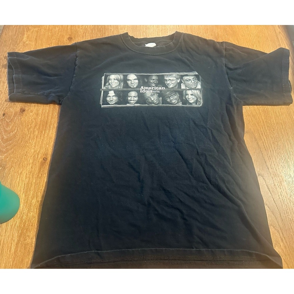 Vintage 2006 Carrie Underwood American Idol Tour Shirt Medium Cotton Y2K Black